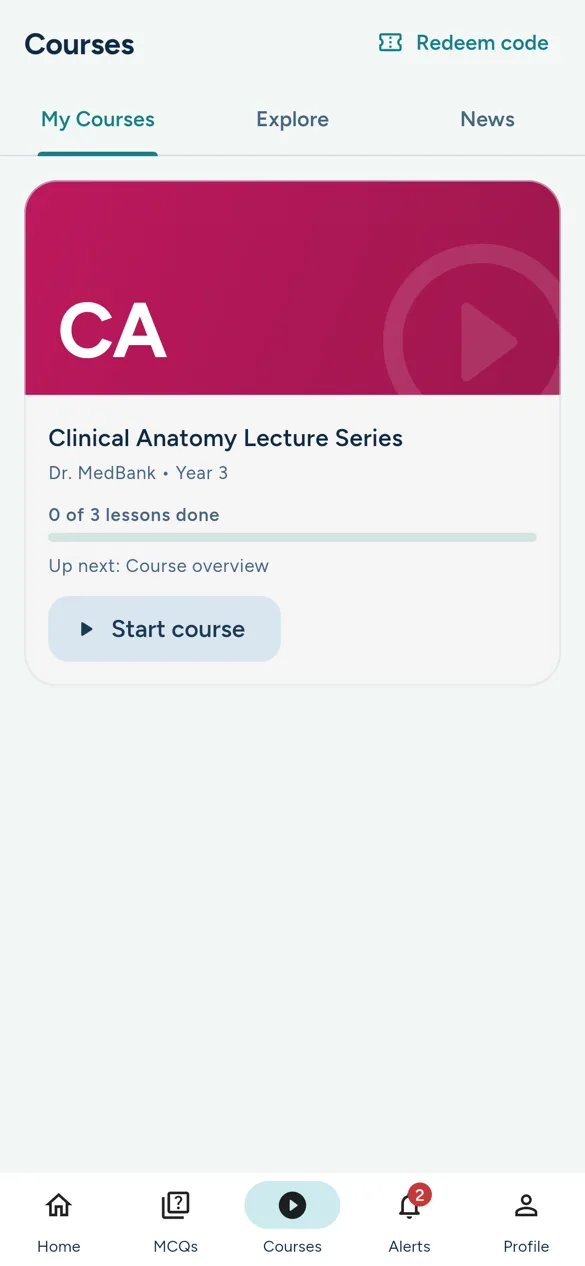 My courses